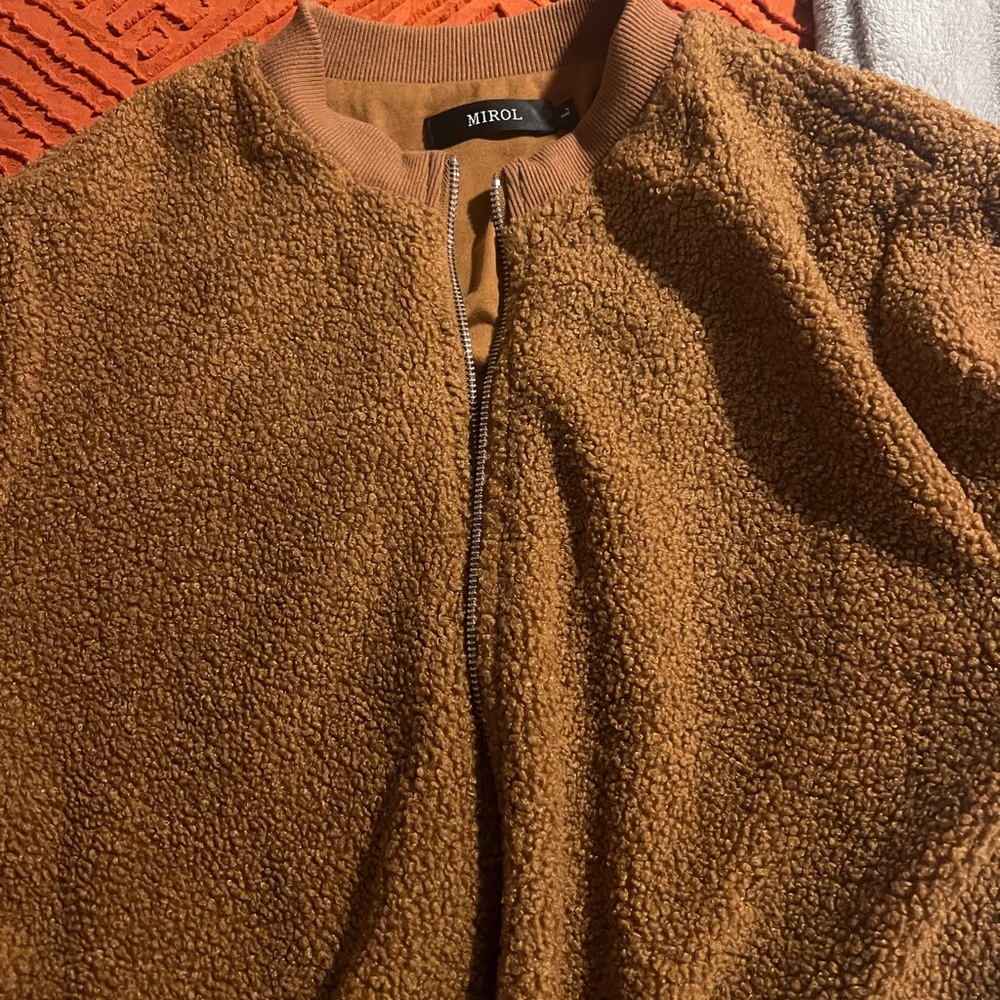 Teddy Spring/Fall Jacket Size Large - image 2